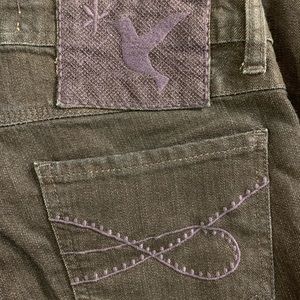 beija flor Beth Bootcut Dark Wash Brazil Jeans.